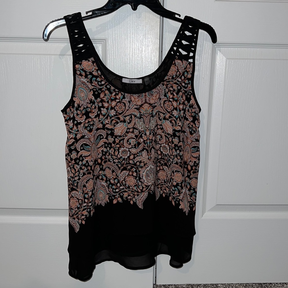 Dressy paisley tank